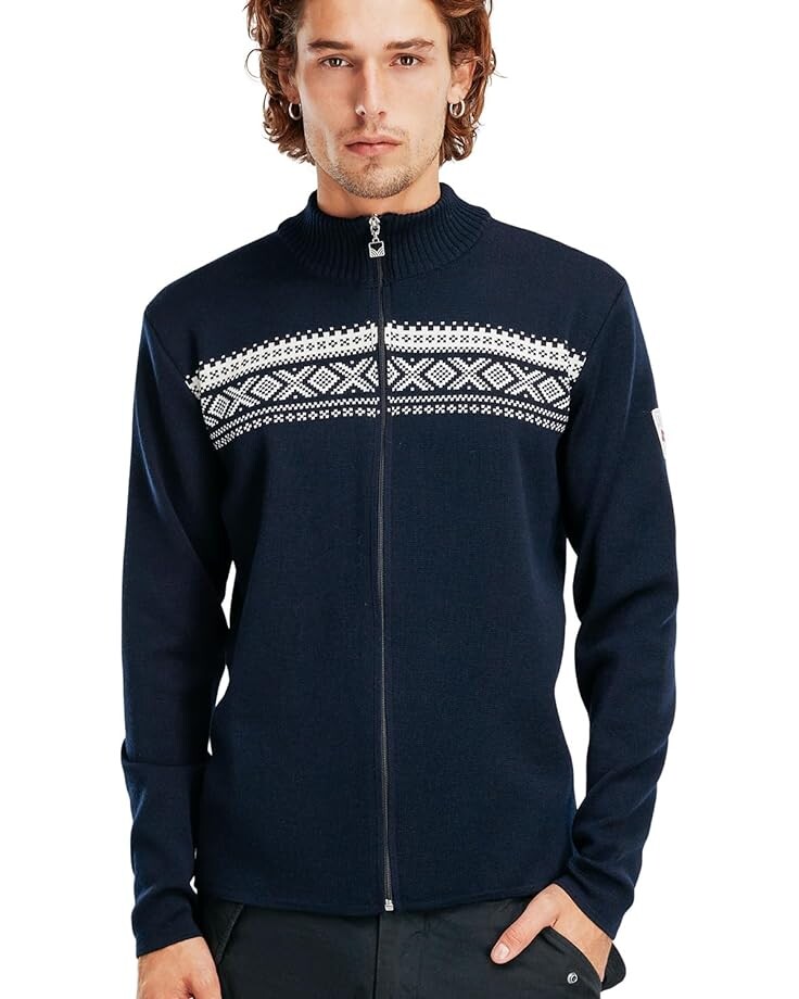 

Свитер Dale of Norway Dalestølen Jacket, цвет Navy/Off-White
