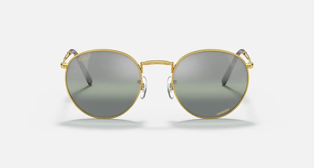 

Солнцезащитные очки Ray-Ban NEW ROUND, серебряный/зеленый