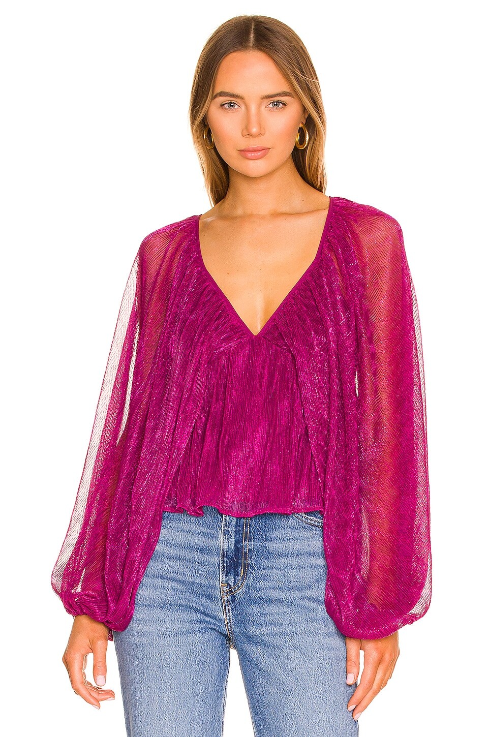 

Топ Tularosa Nola, цвет Deep Fuchsia