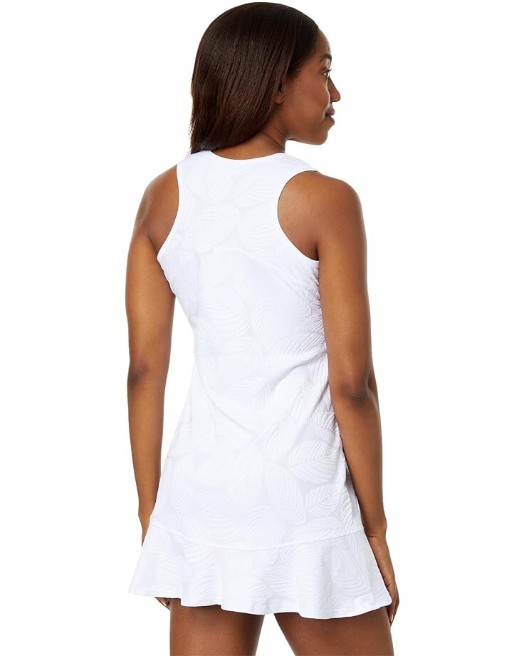 

Платье Tail Activewear Zinnia Racerback Flounce Dress, цвет Fading Leaves Chalk