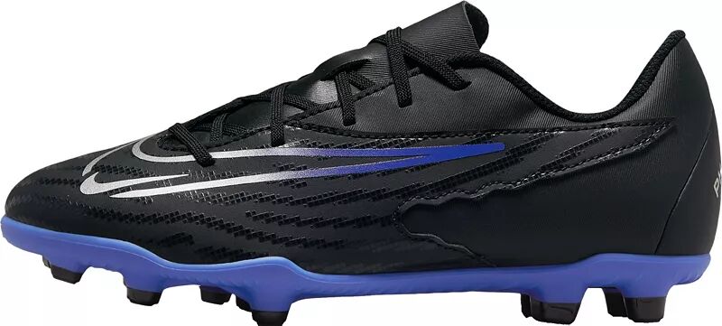Детские футбольные бутсы Nike Phantom GX Club FG, черный/синий