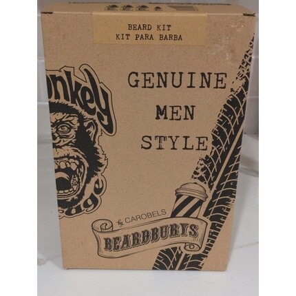 

Gas Monkey Beardbury's Beard Kit Оловянный шампунь-сыворотка, бальзам и средство после бритья Nwt, Gas Monkey Garage