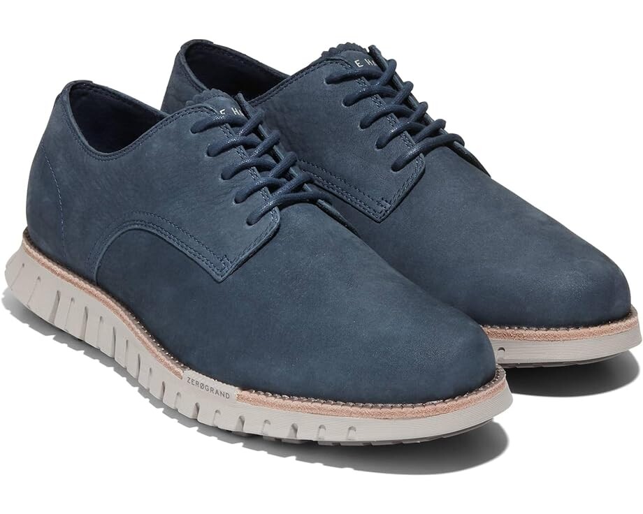 

Оксфорды Cole Haan Zerogrand Remastered Plain Toe, цвет Navy Blazer Nubuck/Paloma