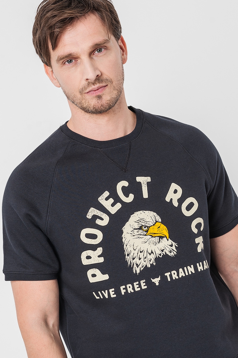 Тренировочная футболка Project Rock Eagle Under Armour, черный