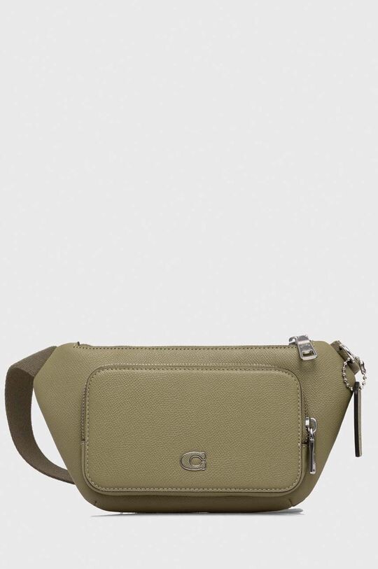 

Кожаная поясная сумка Coach, зеленый