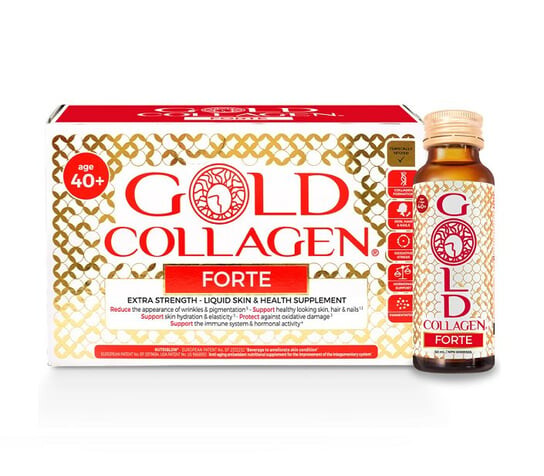 

Gold Collagen Forte 40+ Extra Strength, Питьевой коллаген, 10x50 мл Inna marka