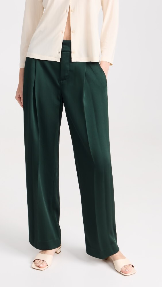 

Брюки Vince Satin Wide Leg