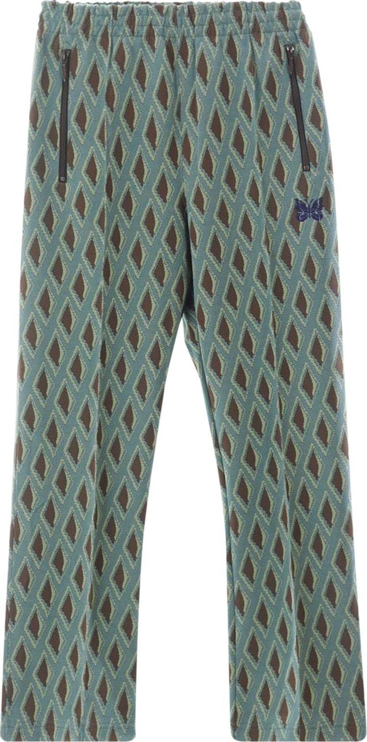 Спортивные брюки Needles 'Turquoise', синий белые спортивные брюки с вышивкой needles