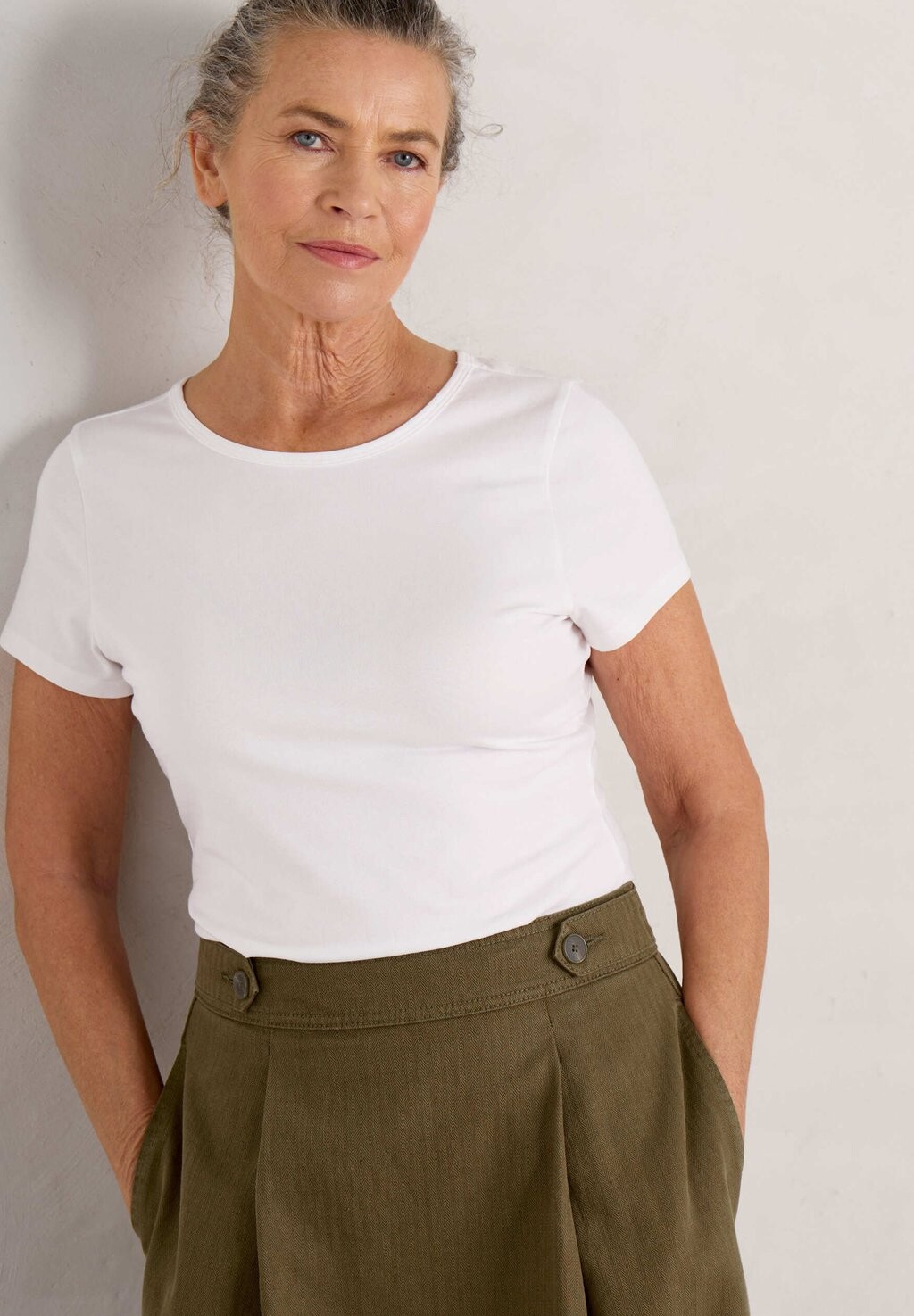 

Базовая футболка BOUNDER SHORT SLEEVE Seasalt Cornwall, белый
