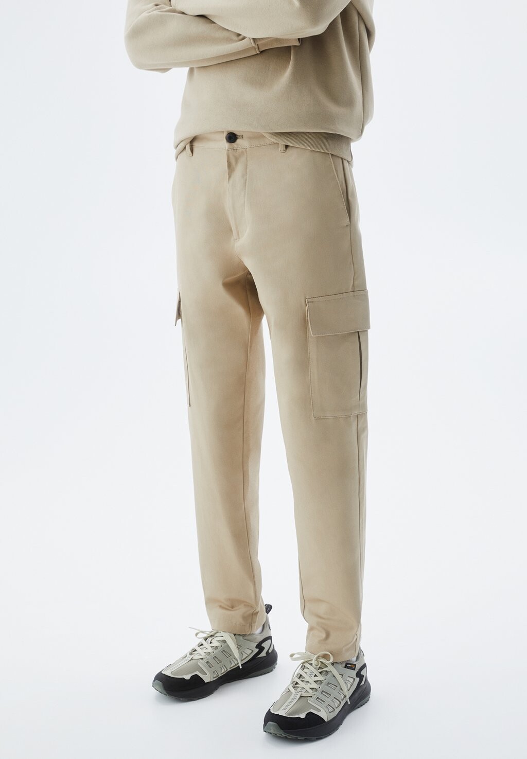 

Брюки карго Regular Fit PULL&BEAR, цвет ochre