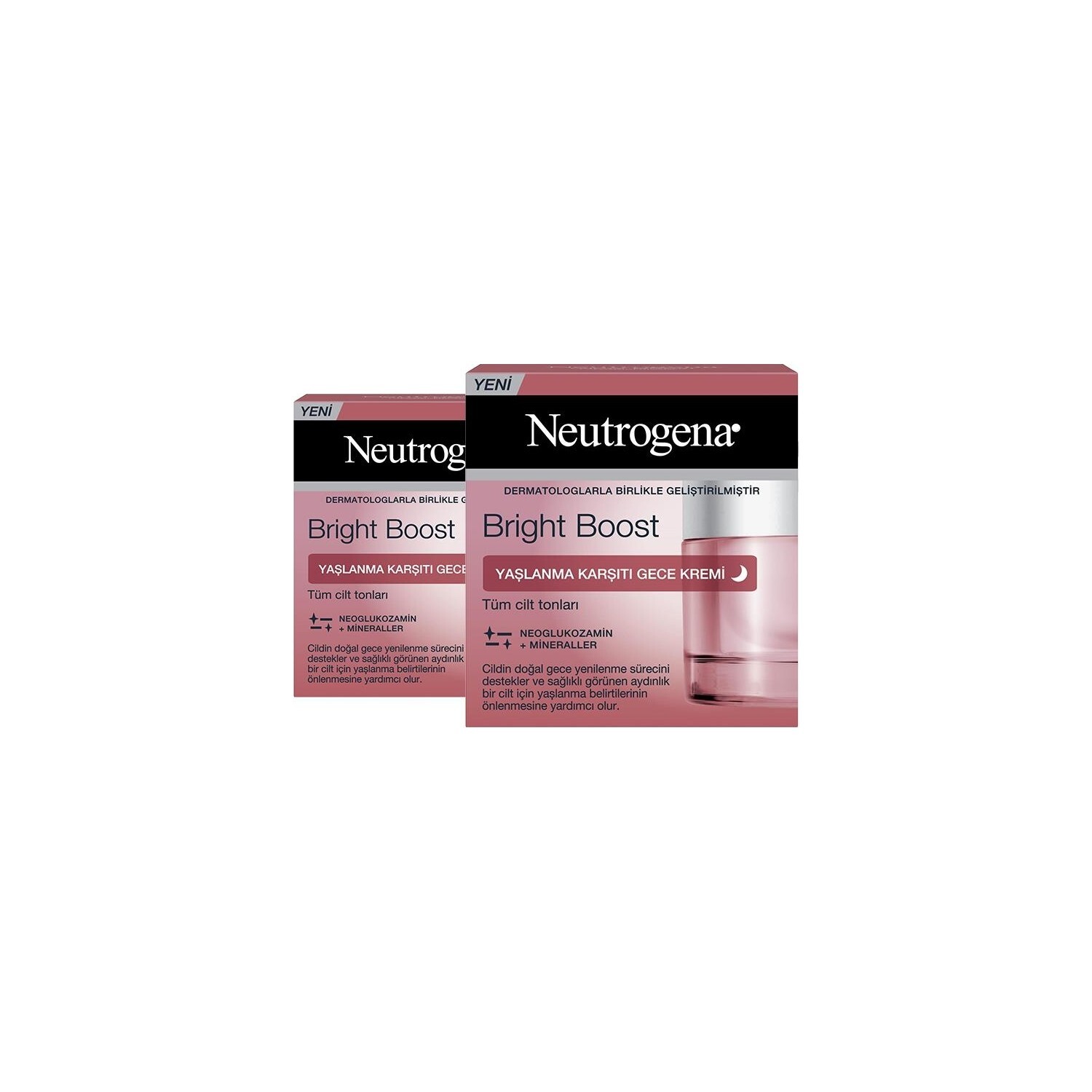 

Ночной крем Neutrogena Bright Boost против старения, 2 упаковки по 50 мл