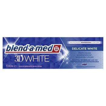 Зубная паста blend-a-med 3D White Деликатная белая 75 мл цена и фото