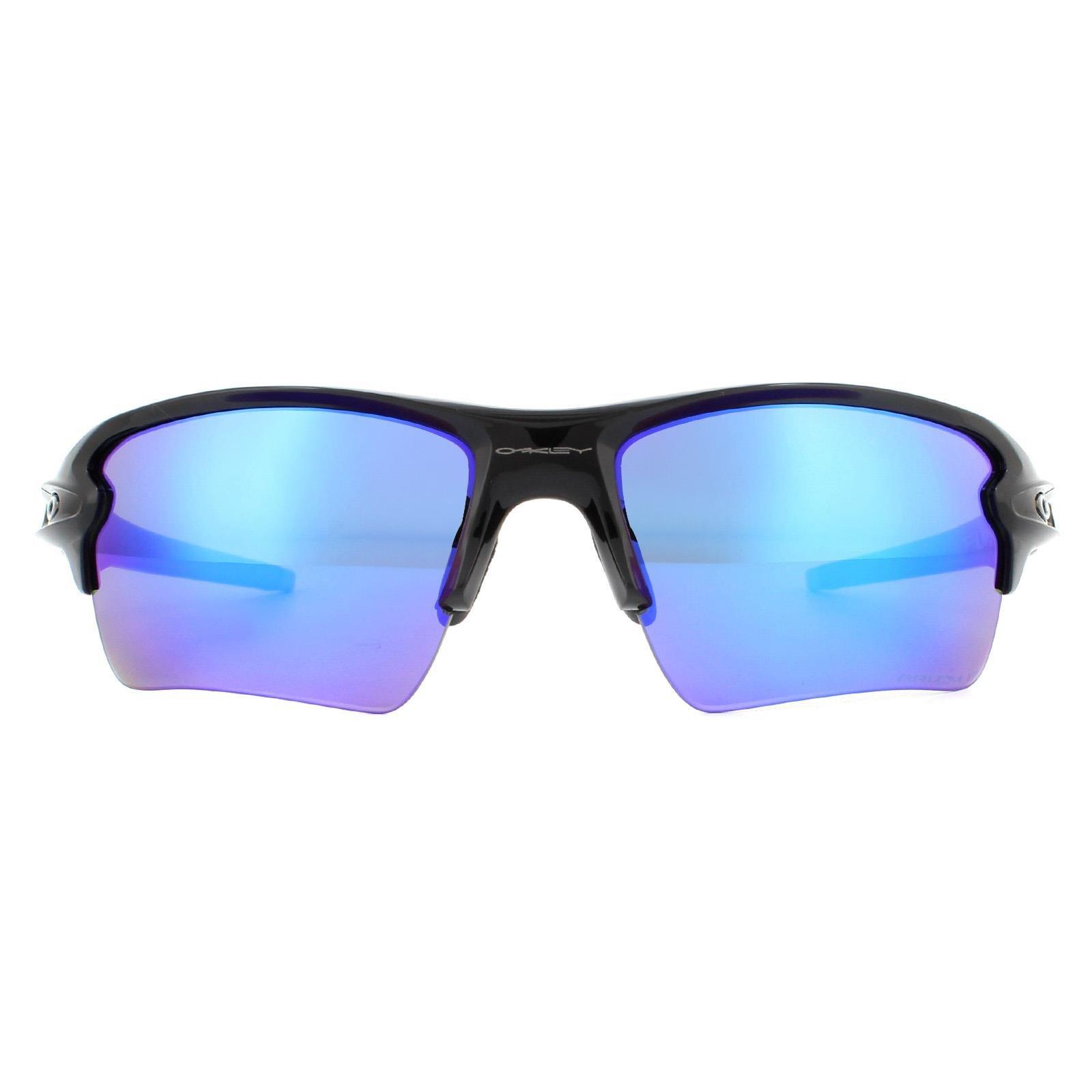 Спортивные полированные черные поляризованные солнцезащитные очки Prizm с сапфировым стеклом иридием Oakley, черный oowlit резиновый набор для солнцезащитных очков oakley flak 2 0 xl oo9188