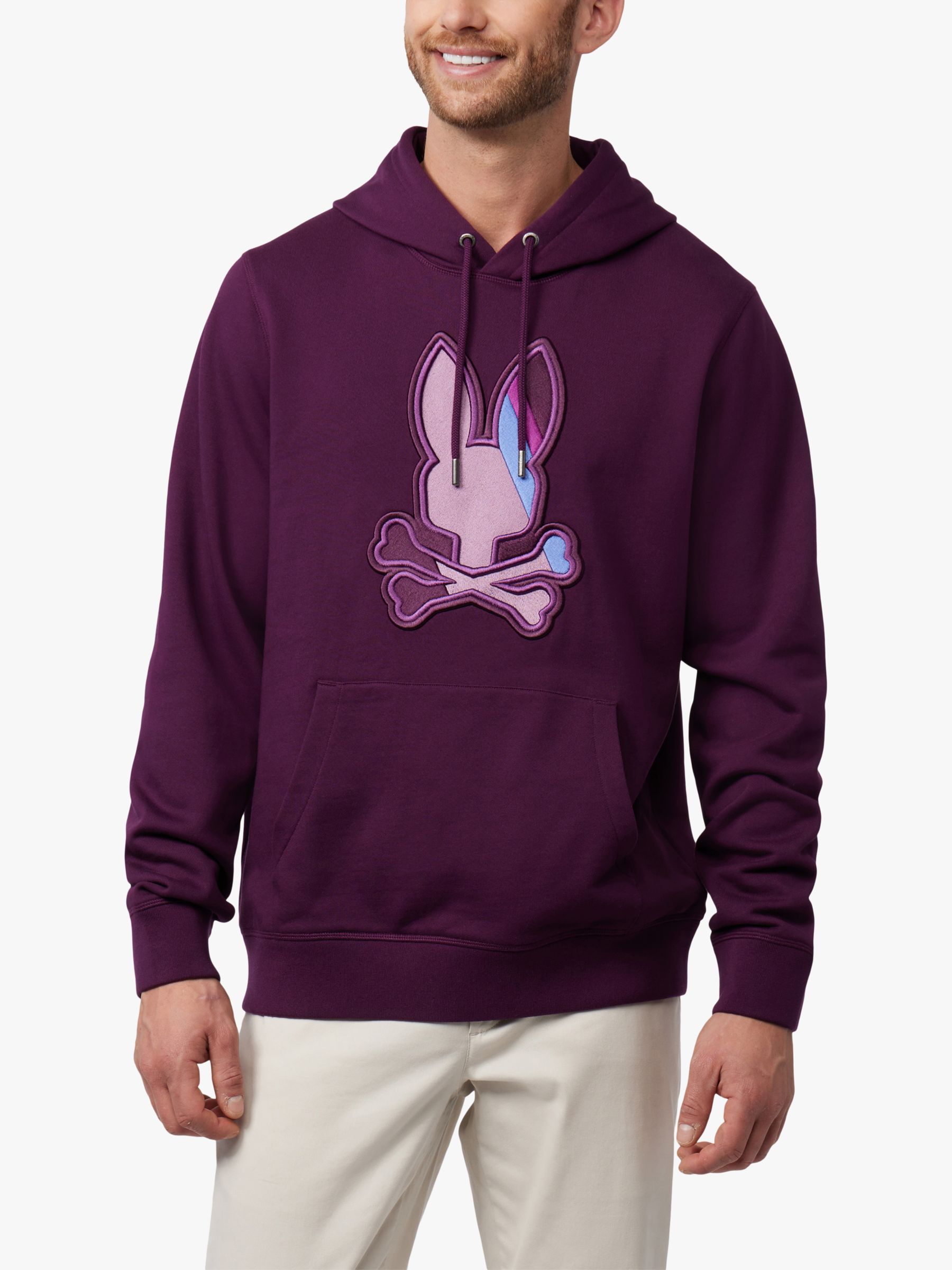 цена Толстовка Apple Valley Psycho Bunny, мощный фиолетовый