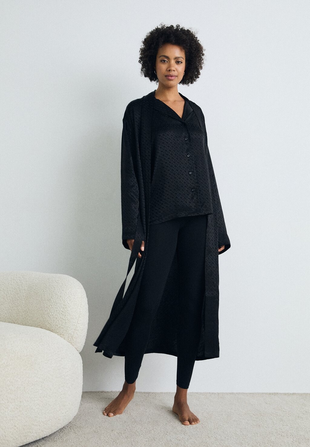 

Халат MONOGRAM ROBE BOSS, черный