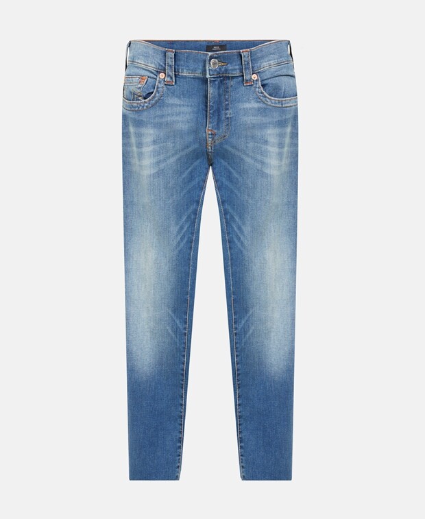 

Джинсы узкого кроя True Religion, цвет Slate Blue