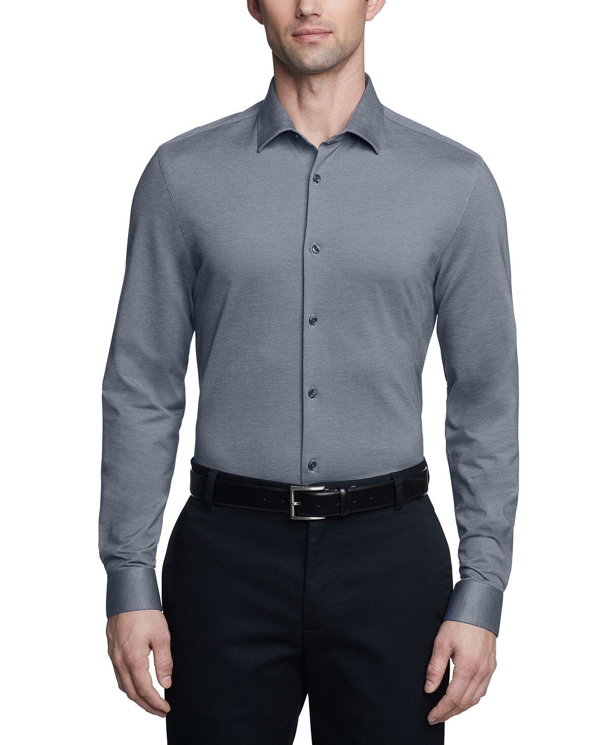 

Мужская классическая рубашка очень узкого кроя стрейч Calvin Klein