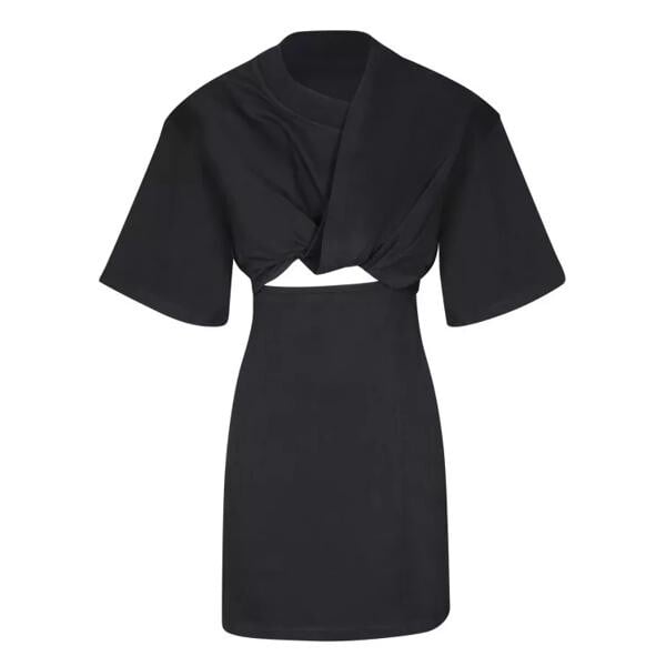 

Платье cotton dress Jacquemus, черный