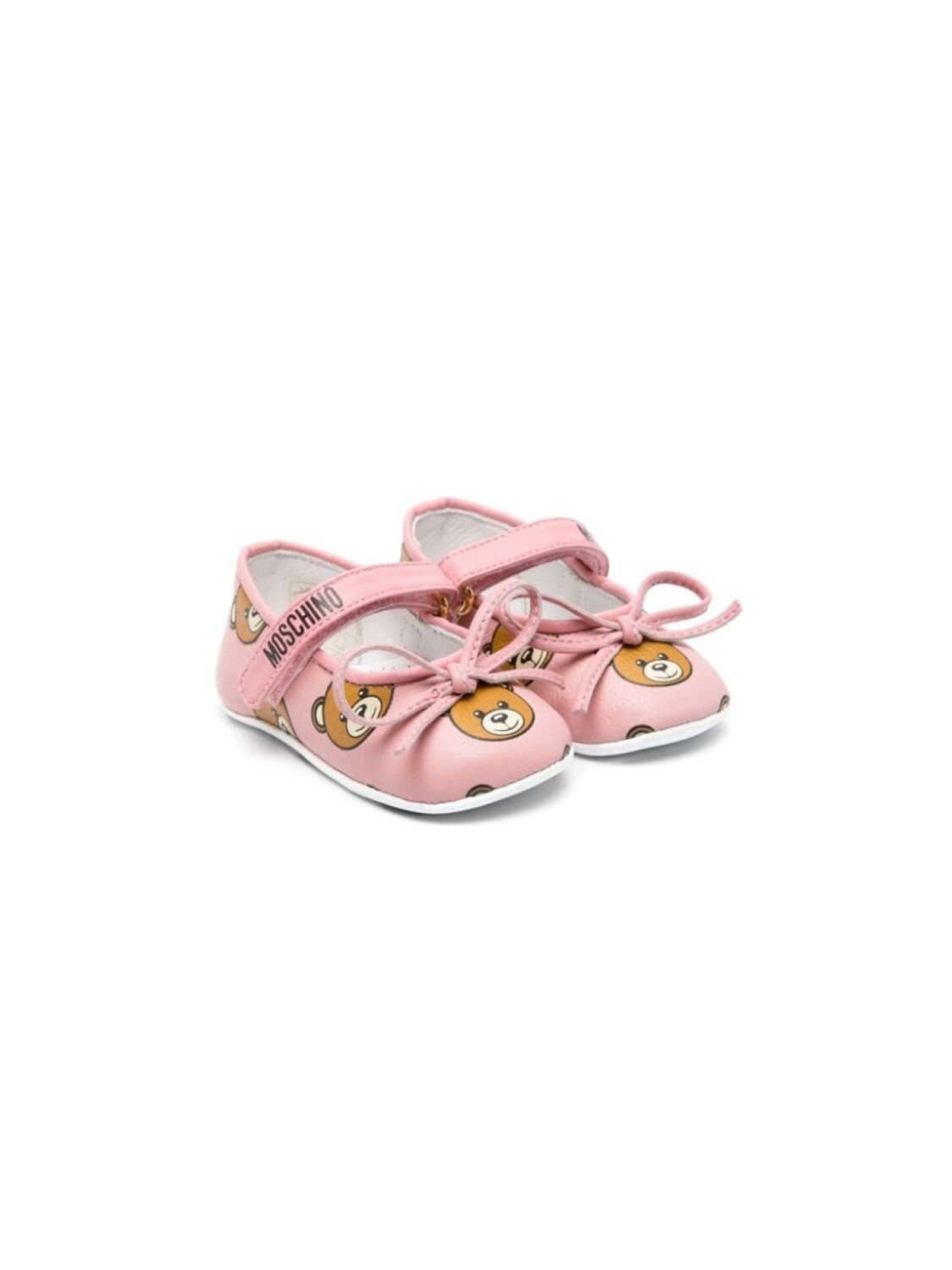

Moschino Kids балетки Teddy Bear, розовый