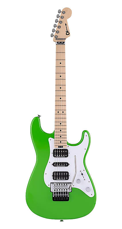 Электрогитара Charvel Dinky Pro Mod So-Cal Style 1 HSH - Slime Green электрогитара charvel pro mod so cal style 1 hsh floyd rose guitar platinum pink 8 6 lbs