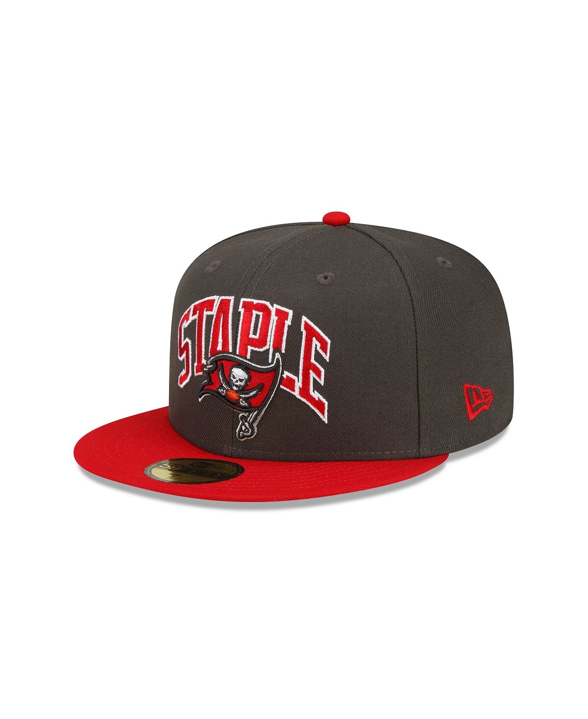 

Мужская облегающая шляпа X Staple Pewter, Red Tampa Bay Buccaneers Pigeon 59Fifty New Era