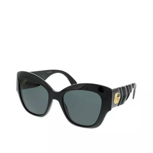 

Солнцезащитные очки gg0808s-001 53 sunglass woman injection Gucci, черный