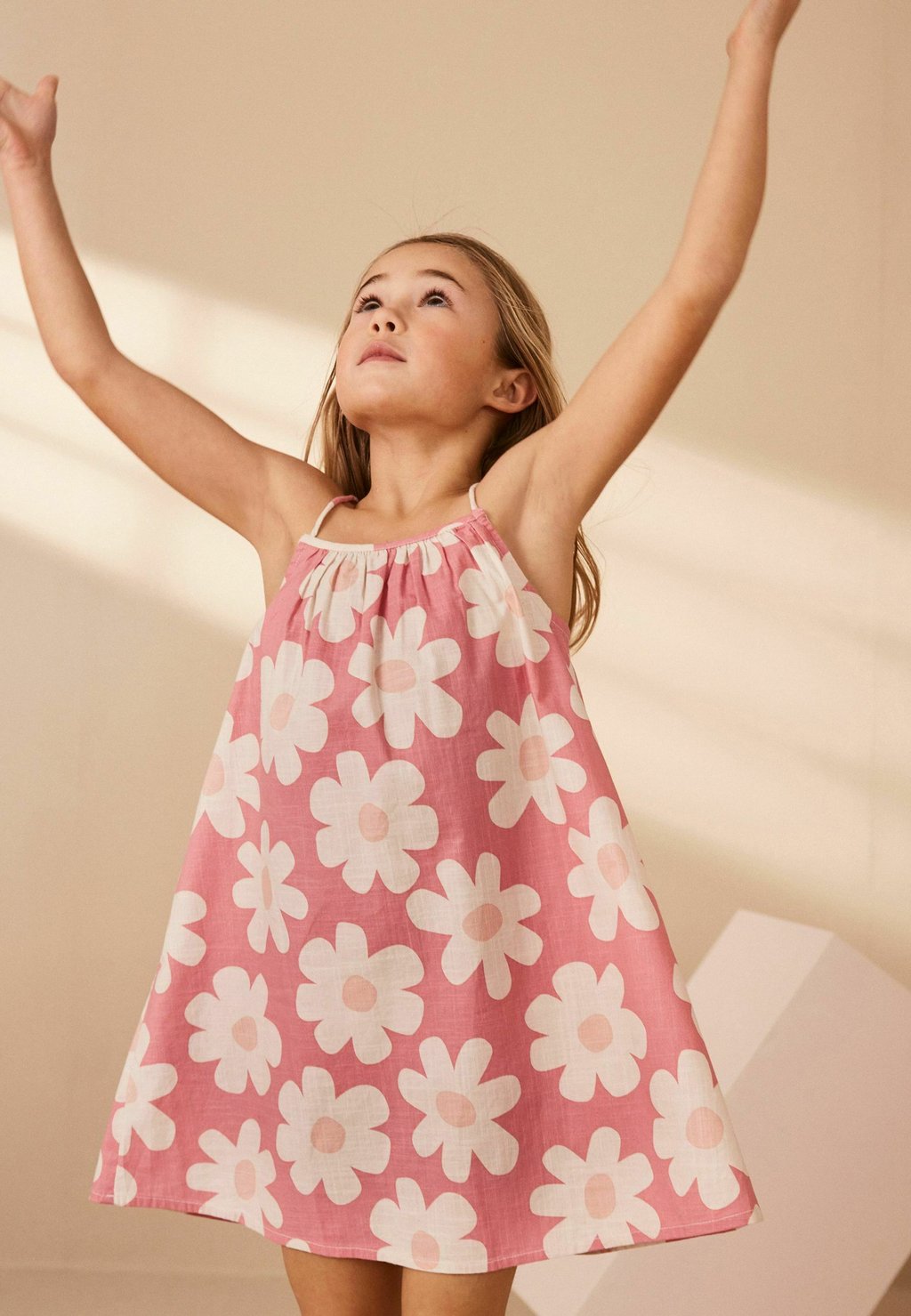 Повседневное платье STRAPPY-REGULAR FIT Next, цвет pink floral