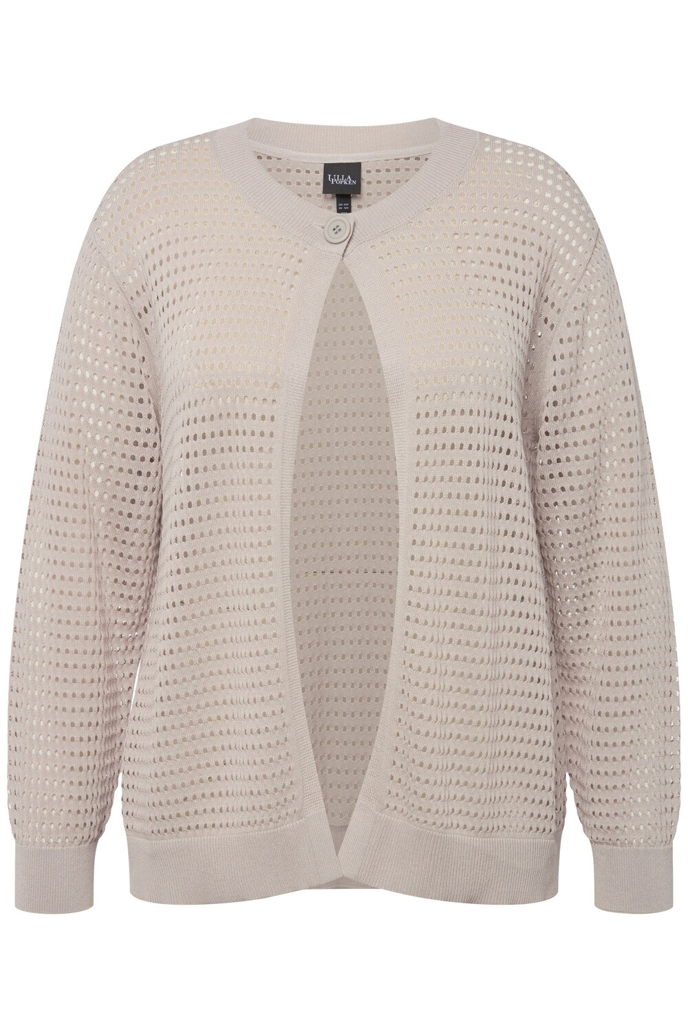 

Толстовка Ulla Popken Strickjacke, цвет graubeige