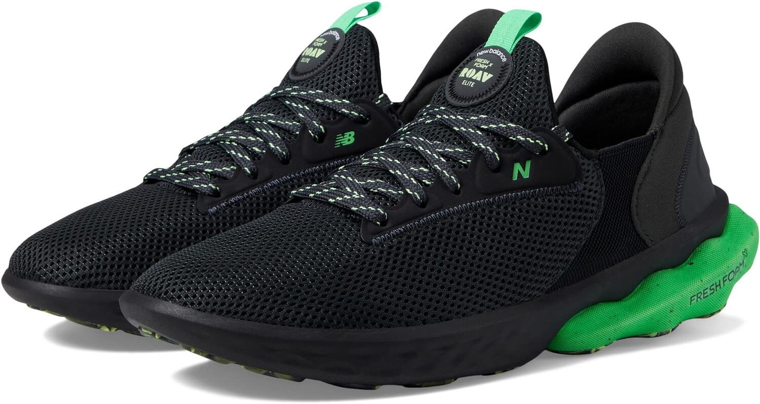 

Кроссовки Fresh Foam Roav Elite New Balance, цвет Blacktop/Green