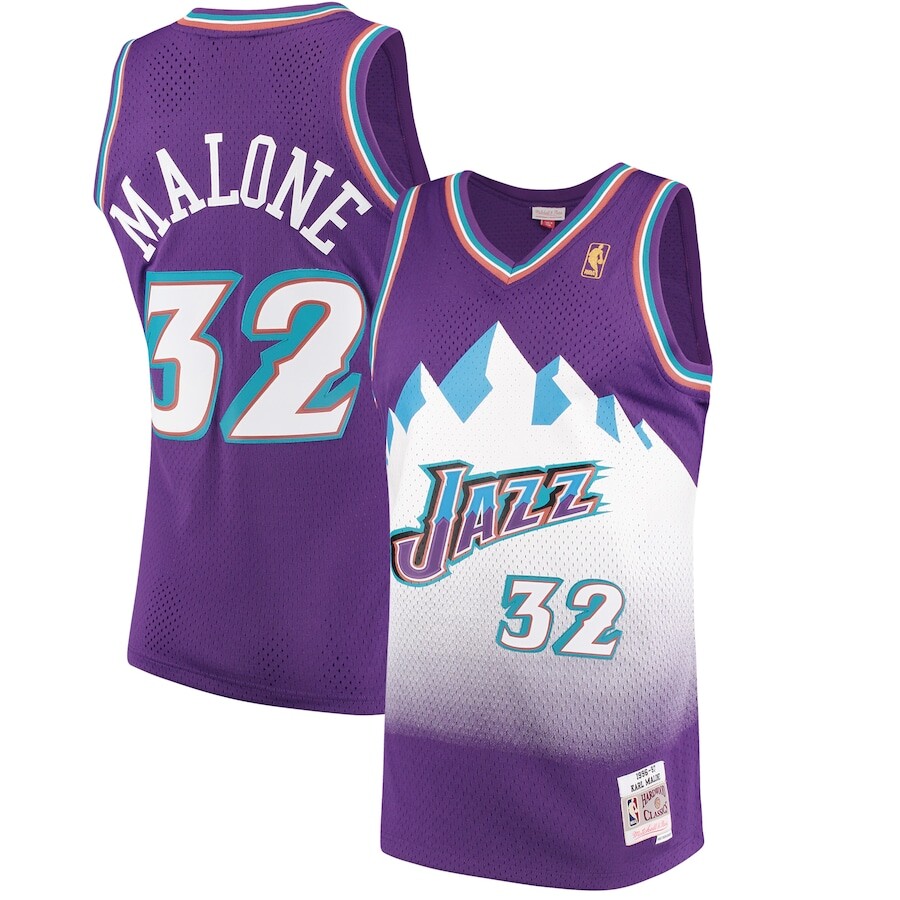 

Джерси Mitchell & Ness Utah Jazz, фиолетовый
