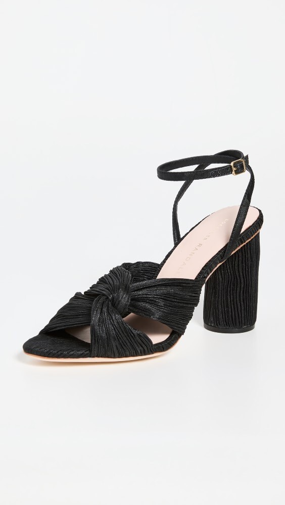 

Сандалии Loeffler Randall Reed Pleated Twist, черный