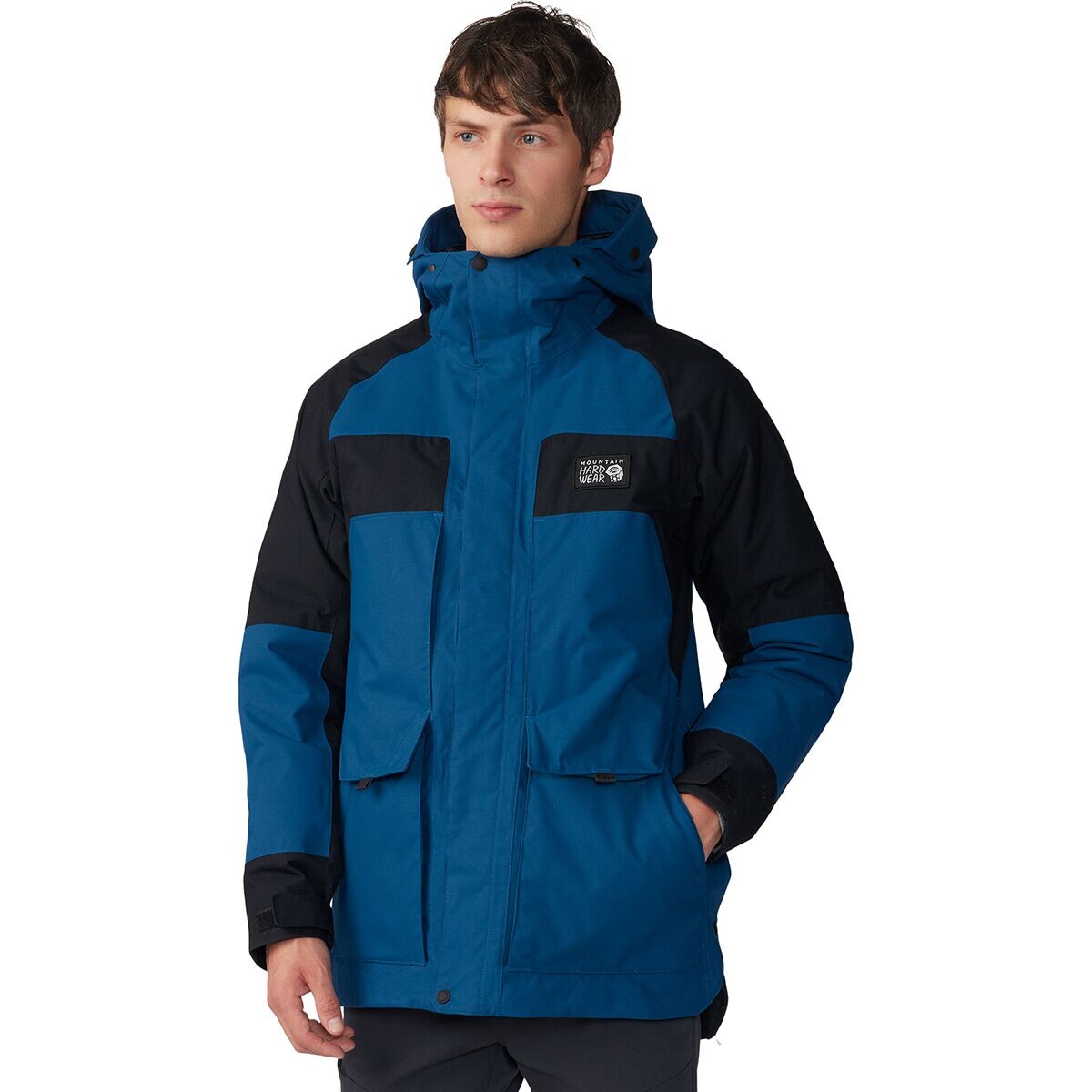 Парка weather down Mountain Hardwear, цвет dark caspian/black