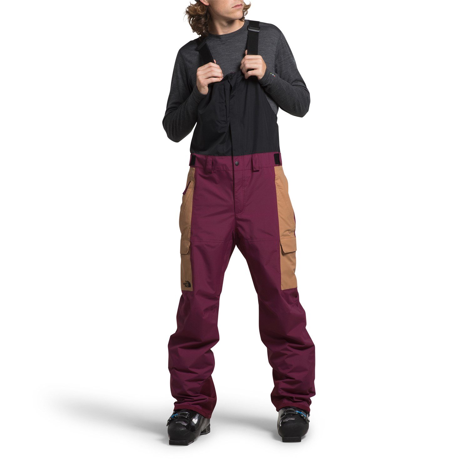 

Горнолыжные брюки The North Face Freedom Short, цвет Boysenberry/Almond Butter