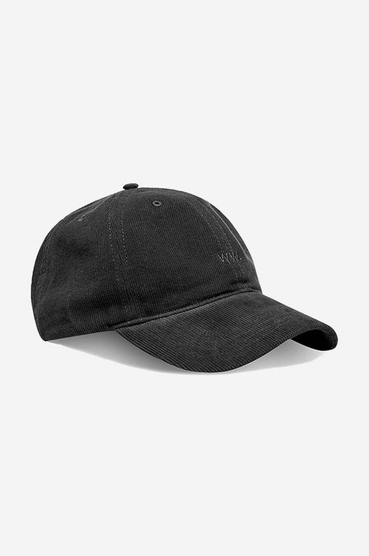 Шляпа с вельветовым козырьком Низкая вельветовая кепка Wood Wood, черный