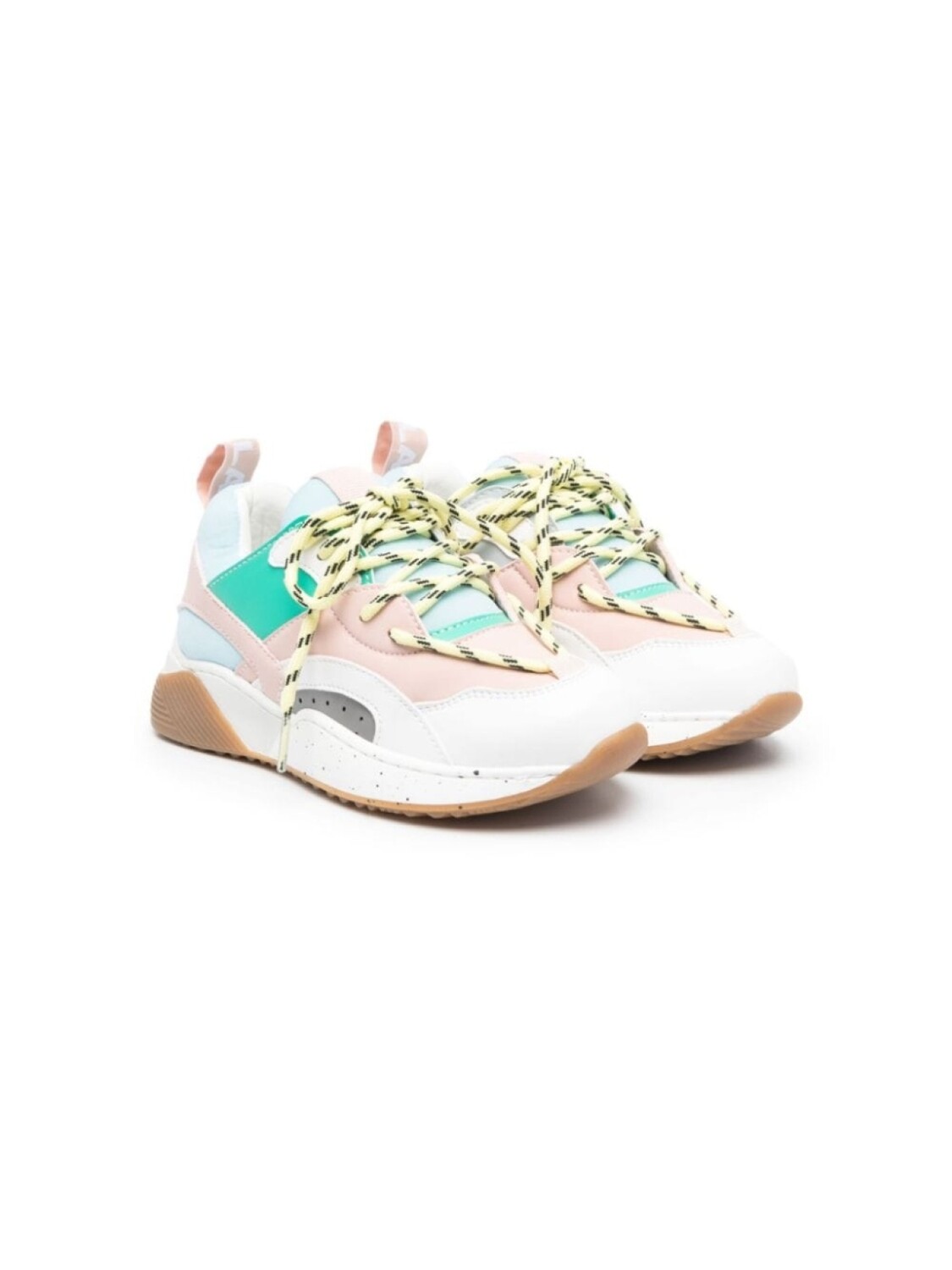 

Stella McCartney Kids кроссовки в стиле колор-блок, розовый