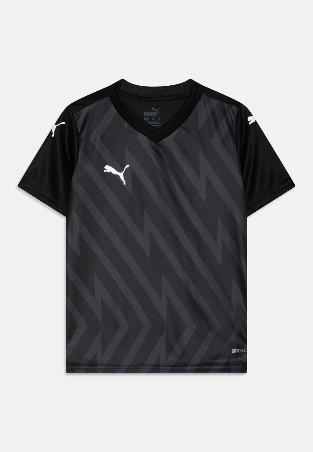 Спортивная футболка Teamglory Jr Unisex Puma, цвет black/white/ebony сандалии tony bianco ebony цвет white black