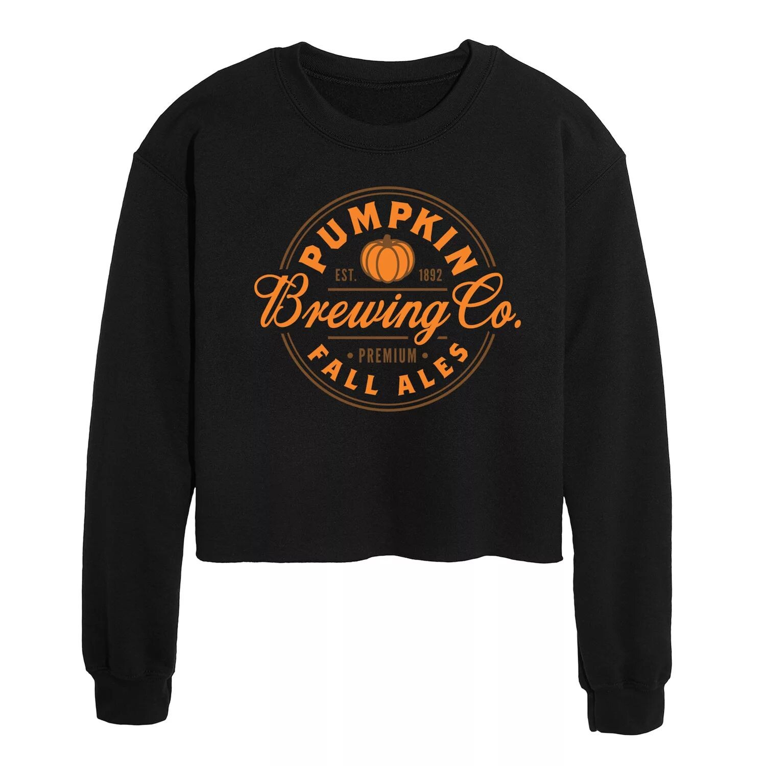 

Укороченный флис с графическим рисунком Juniors' Pumpkin Brewing Co. Licensed Character, черный