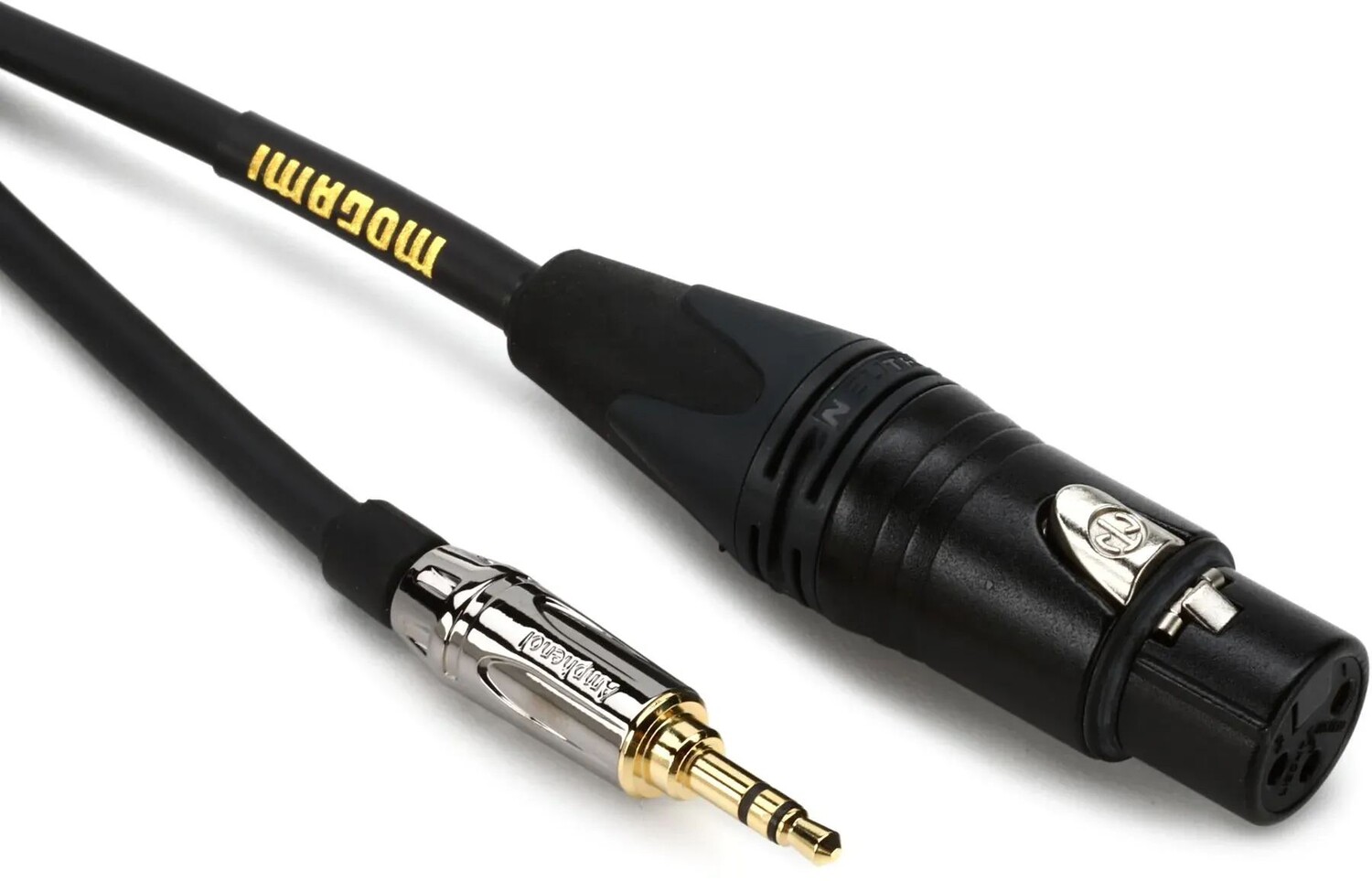 

Кабель Mogami Gold XLRF-MINI-018 3,5 мм TRS «папа» — «мама» XLR — 1,5 фута