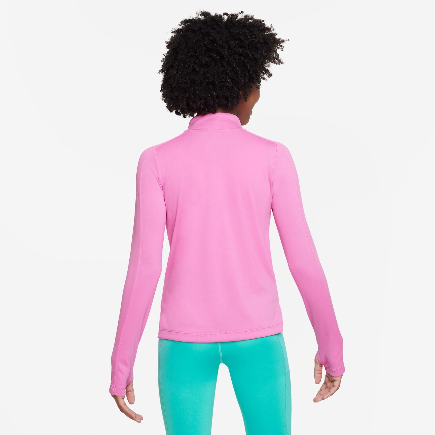 

Топ Nike Dri-FIT с длинными рукавами и полумолнией для девочек 7–16 лет Nike