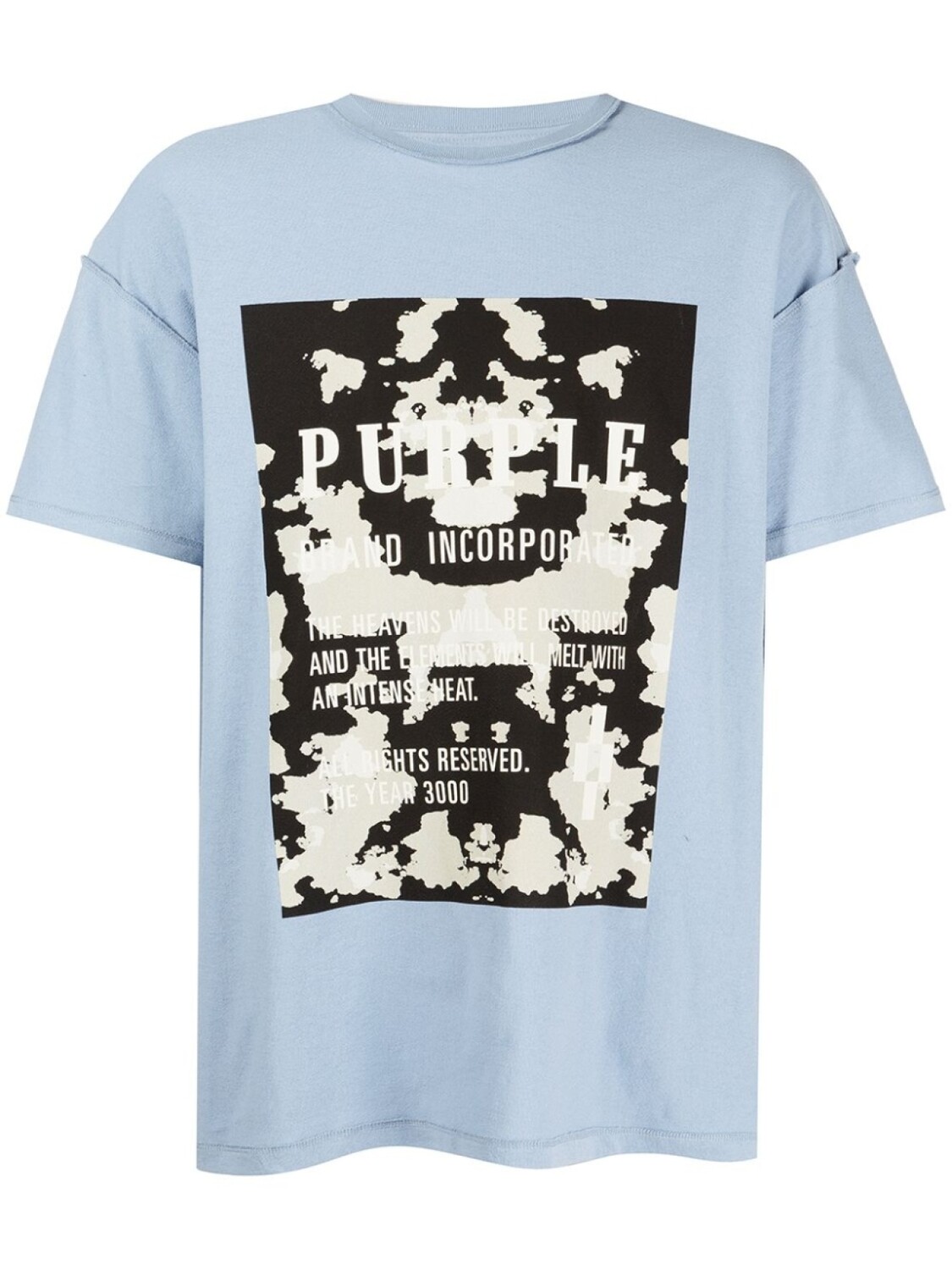 

Purple Brand футболка P101 с графичным принтом, синий