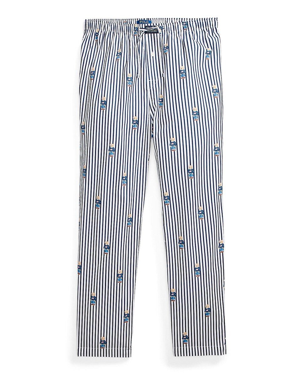 

Мужские пижамные штаны из 100% хлопка Polo Ralph Lauren, темно-синий