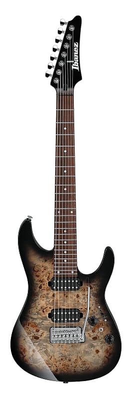 Электрогитара Ibanez Premium AZ427P1PB 7-string Electric Guitar - Charcoal Black Burst