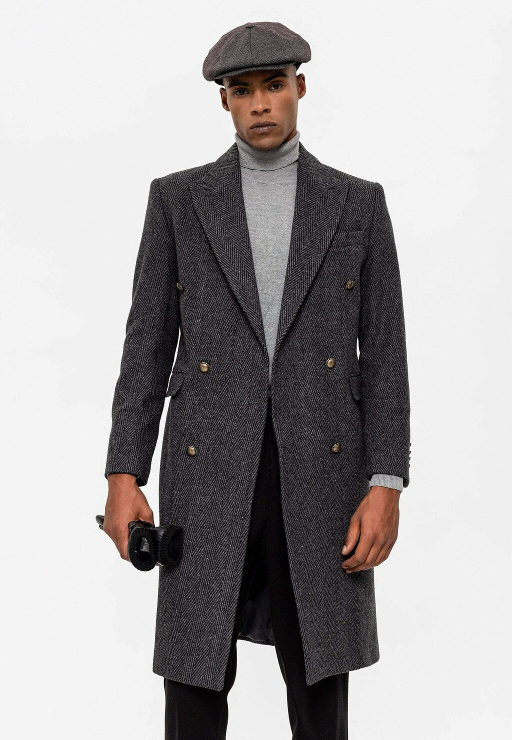 

Пальто классическое Herringbone Antioch, цвет anthracite