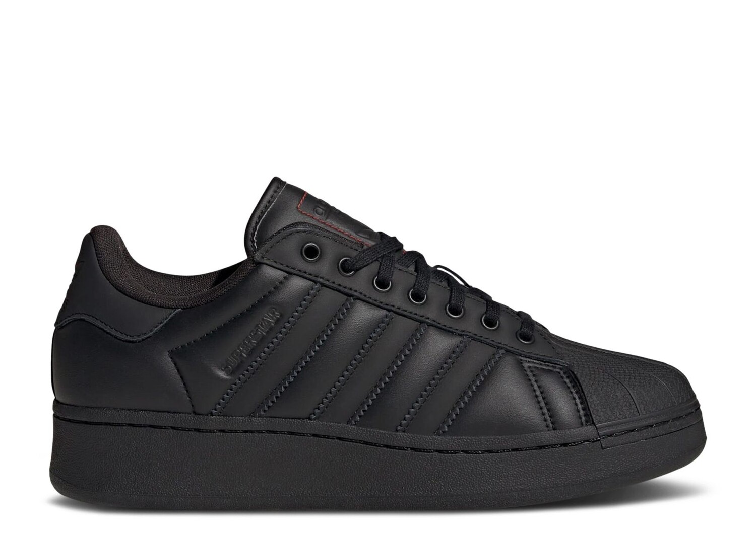 

Кроссовки adidas Atmos X Superstar Xlg 'Black Red', черный