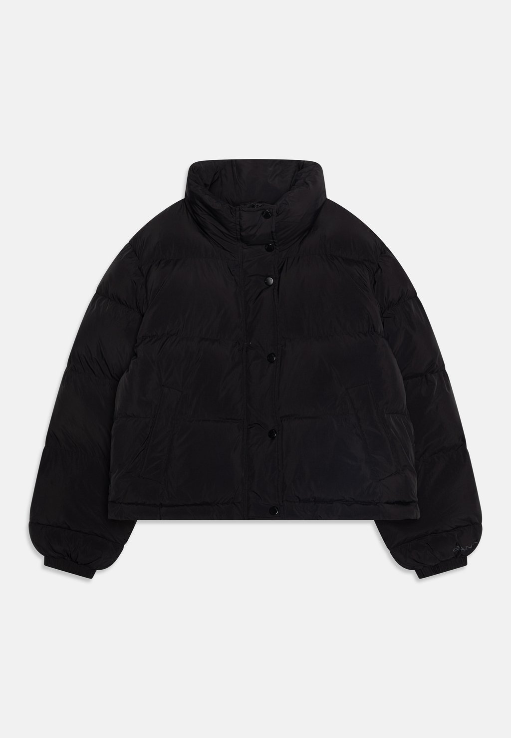 Зимняя куртка Cropped Puffer GANT, черный куртка gant cropped harrington бежевый
