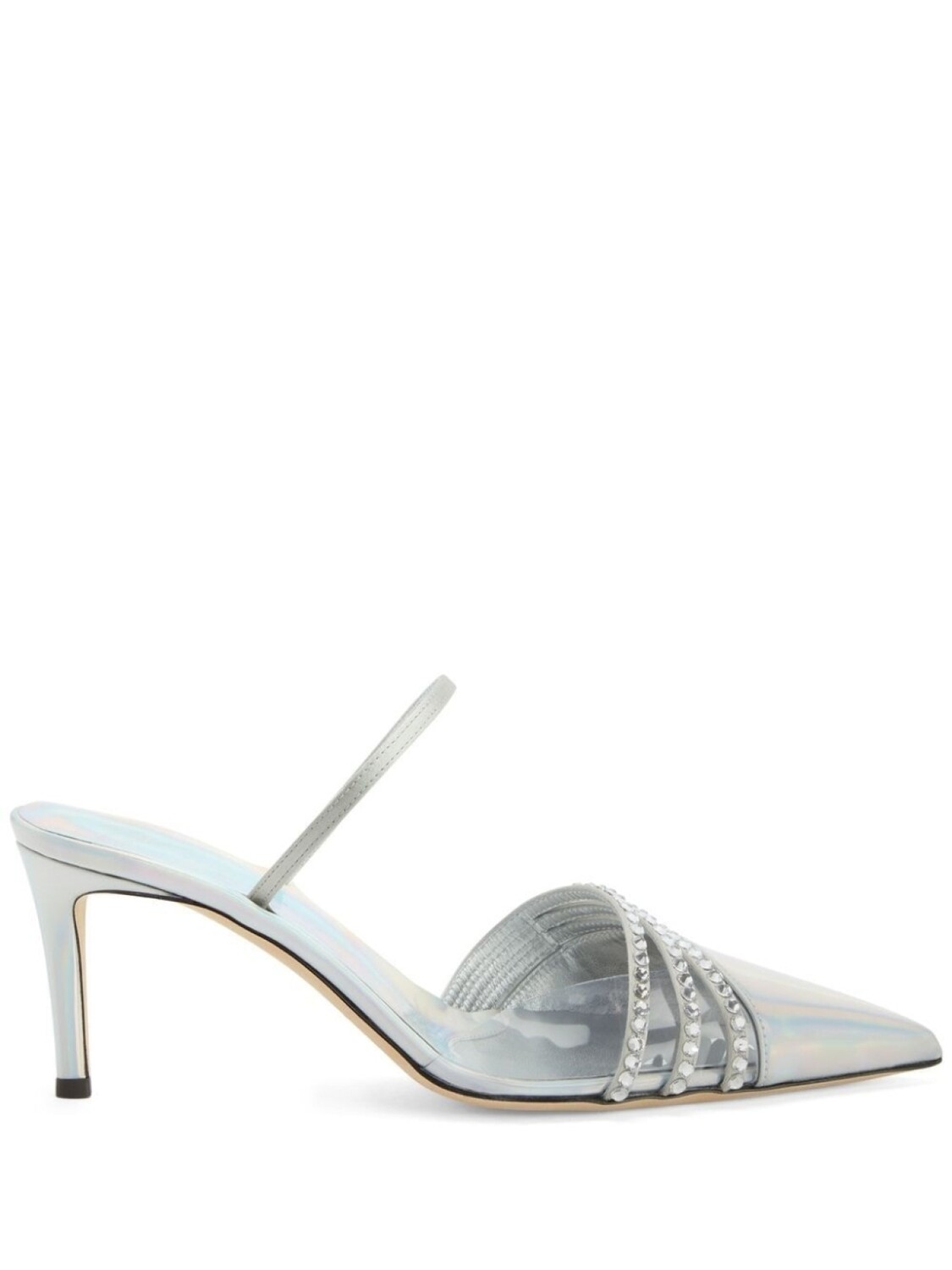 

Giuseppe Zanotti туфли-лодочки с голографическим эффектом, серебристый