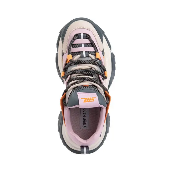 

Кроссовки Womens Steve Madden Power Sneaker, цвет Orange/Pink