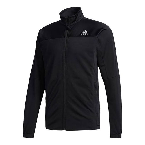 Куртка adidas 3s Knit Jkt Tennis Sports Stand Collar Jacket Black, черный