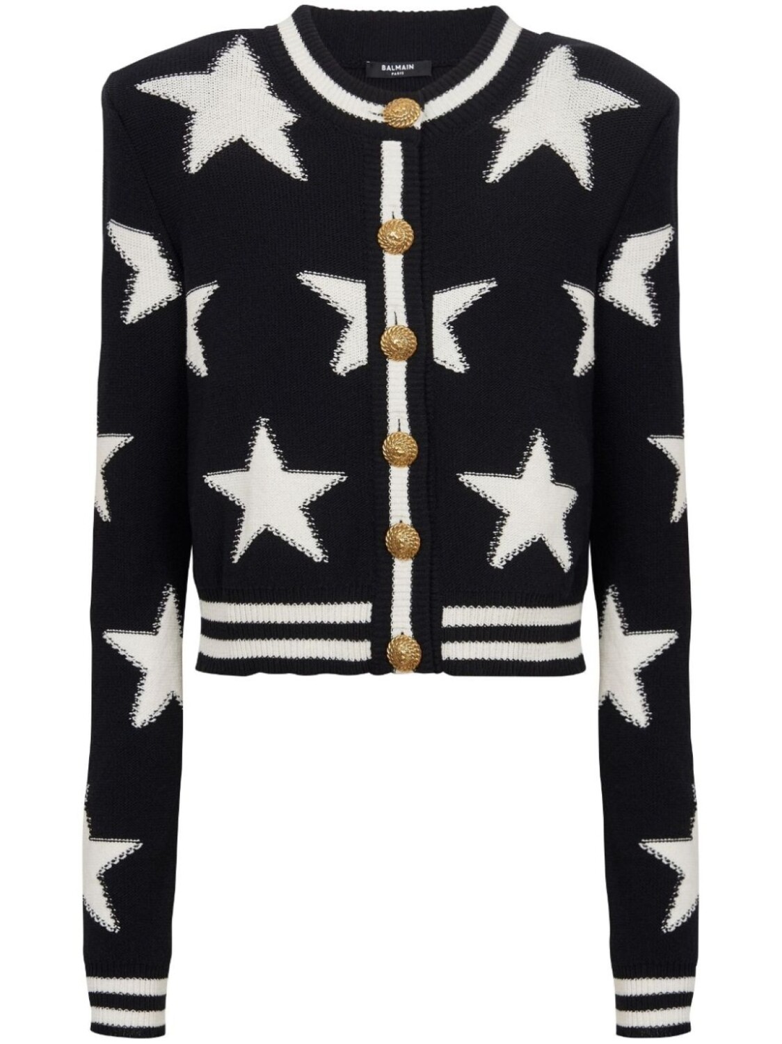 

Balmain укороченный кардиган Star, черный