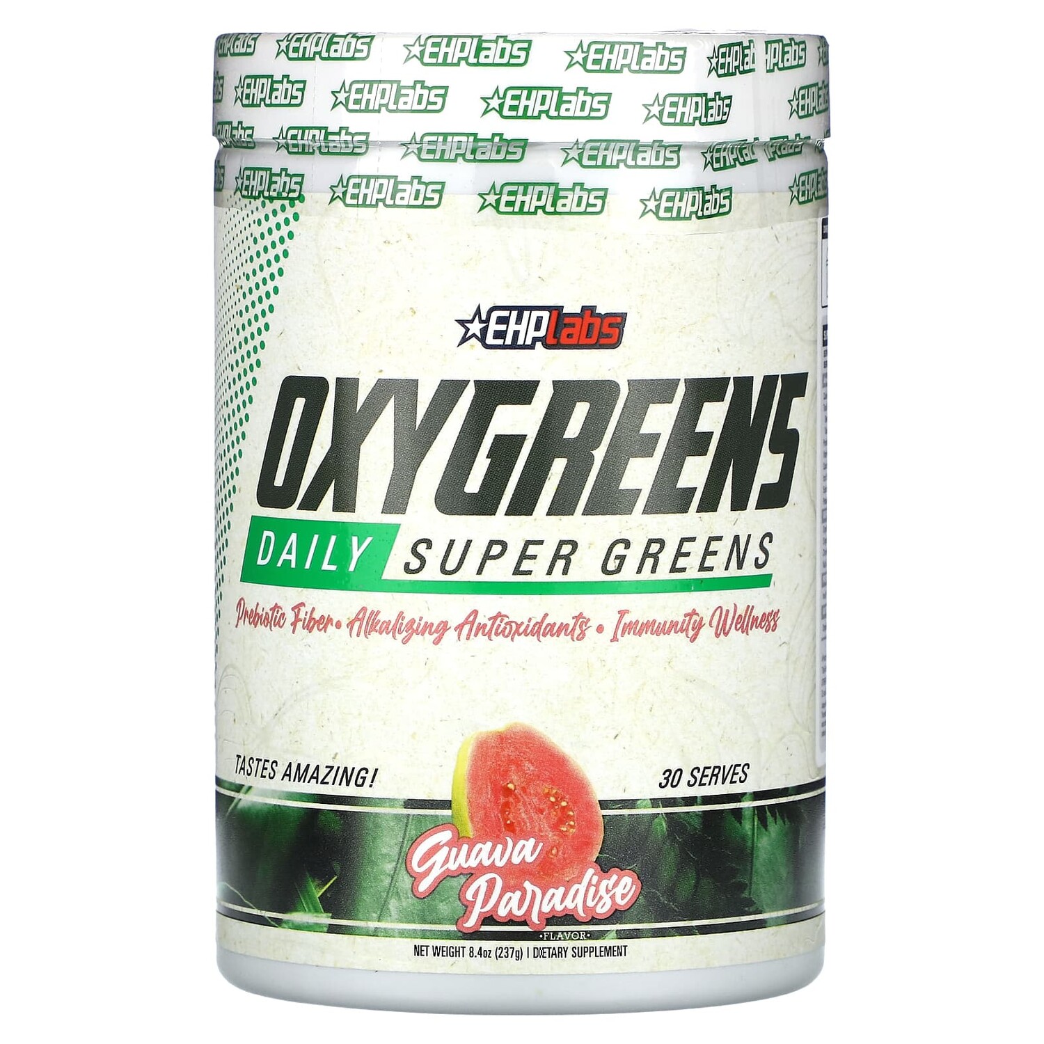 

OxyGreens, Daily Super Greens, гуава рай, 237 г (8,4 унции), EHPlabs